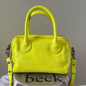 Beck Bags Baby Hayes Cyndi Neon Yellow BRAND NEW